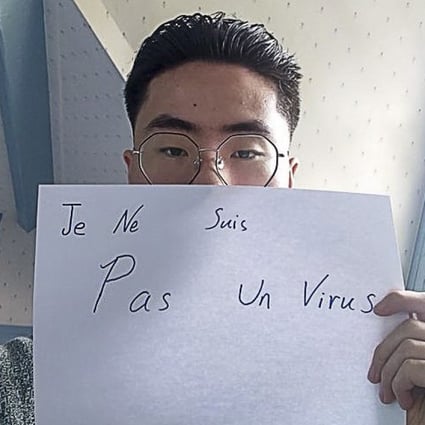 Social media campaigns such as “Je Ne Suis Pas Un Virus” (“I am not a virus”), a hashtag started by Asian people in France to combat xenophobia, have inspired others to take a stand against the growing climate of fear and mistrust. Photo: Twitter