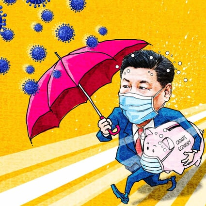 China’s President Xi Jinping said this week that control of the coronavirus had entered a critical stage despite “positive developments” in containing the outbreak. Illustration: Henry Wong
