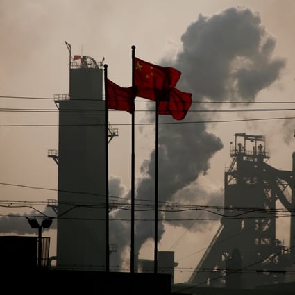 A steel factory in Wuhan, Hubei province in 2017. The coronavirus-related lockdown of many Chinese cities may have helped China’s carbon emissions for the first time in three years, a study has found. Photo: Reuters