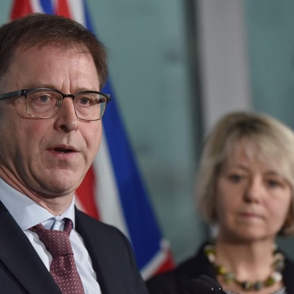 Health Minister Adrian Dix and provincial health officer Dr Bonnie Henry said the risk of the virus spreading in British Columbia was low. Photo: AFP