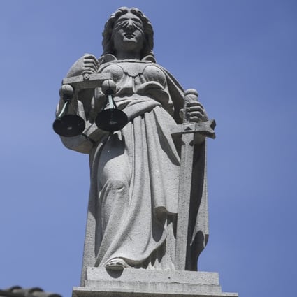 The sculpture of Lady Justice at the Court of Final Appeal in Central. Photo: Sam Tsang