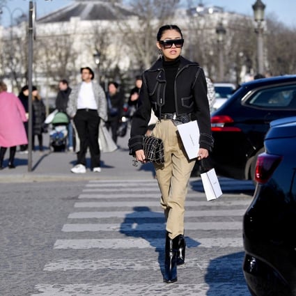 Jaime Xie after the Chanel haute couture show during Paris Fashion Week.