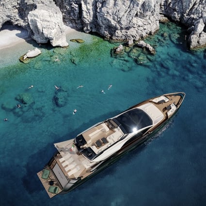 The Azimut Grande S10 – yacht makers are trying to come up with sustainable solutions for luxury travel. Photo: Auzimut