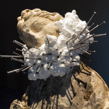 An exhibition in Dubai uses 3D printing and digital scans and asks questions about the theft of cultural and material heritage in war-torn societies. On display are pieces such as Ali Cherri’s Graftings. Photo: Dani Baptista