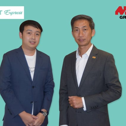(From left) Tobin Ng, CEO, EPOST Express; and Ng Vui Chuan, chief operating officer, NCT Group and EPOST Express