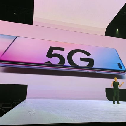 Verizon Communications, the largest mobile network operator in the US, launched its 5G service at an event in San Francisco in April of last year. Company chairman Hans Vestberg said the US government’s action ensures that critical wireless spectrum is quickly made available to the industry. Photo: Kyodo