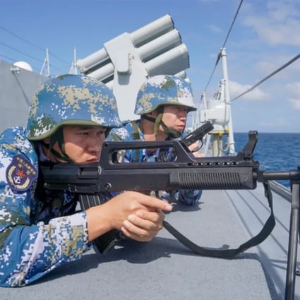 The PLA Navy recently completed a 41-day live-fire drill in the Western Pacific, the longest and largest of its kind for two years. Photo: PLA Navy