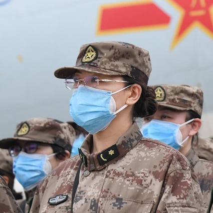 The military has sent more than 10,000 medical personnel to Wuhan to help contain the coronavirus. Photo: Xinhua