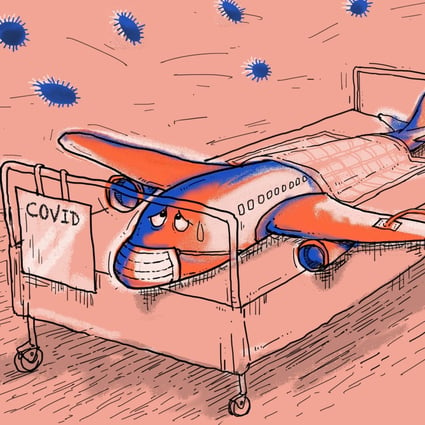 The coronavirus epidemic has led to more than 70 countries and territories slapping travel restrictions and tightened visa requirements for travellers from China as of Thursday, jeopardising the country’s aims of being a global aviation hub.