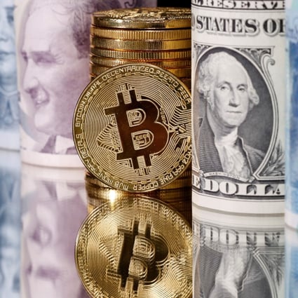 Bitcoin, the largest digital currency, dropped as much as 12 per cent on Monday, from Friday’s close, after extending a sell-off begun over the weekend. Photo: Reuters