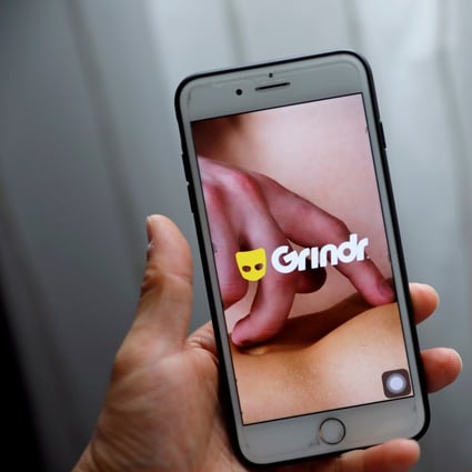 Grindr app on a mobile phone taken in Shanghai, China March 28, 2019. Photo: Reuters