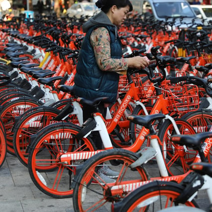 Analysts predict the recent revival in the use of bike-sharing services across China to be temporary. Photo: Sam Tsang
