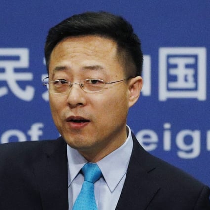Chinese Foreign Ministry spokesman Zhao Lijian promoted an online conspiracy theory. Photo: AP