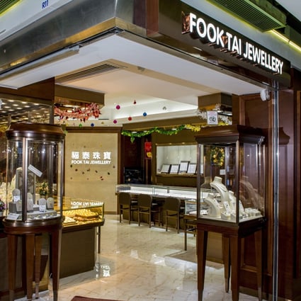 The Fook Tai Jewellery Group, which has seven shops in Hong Kong, is one of many that have seen people rush to sell their gold. Photo: SCMP Handout