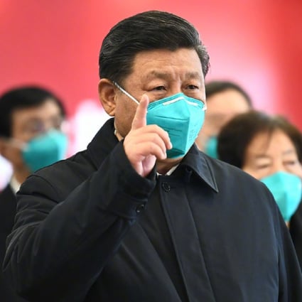 China was producing 116 million masks per day of February 29, including a mix of disposable and high-end masks like the American-designed N95 model worn by President Xi Jinping on his trip on Tuesday to Wuhan. Photo: Xinhua