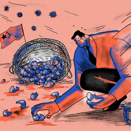 Having dealt with rising wages, burdensome governance, and a bruising tariff slug out with the United States; the coronavirus outbreak, which has upended the global supply chain, is the last straw. Illustration: Brian Wang