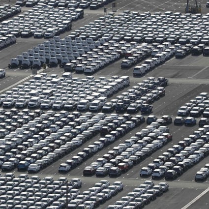 February sales in the world’s biggest car market tumbled to 310,000 vehicles from a year earlier, falling for a 20th straight month. Photo: AFP