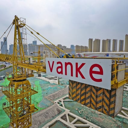 View of a China Vanke construction site in Tianjin. Photo: SCMP