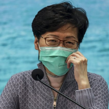 Hong Kong Chief Executive Carrie Lam said the city faced a ‘critical moment’ as a flood or returning residents was expected in coming weeks. Photo: Xiaomei Chen