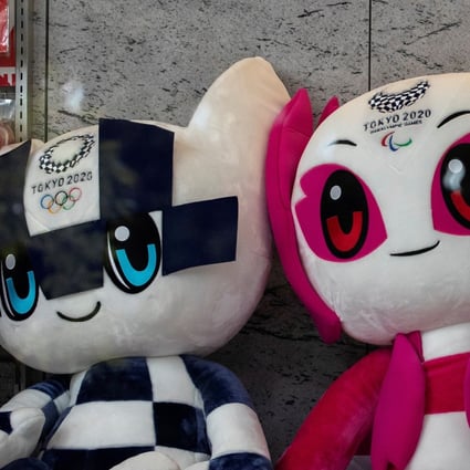 Tokyo 2020 mascots Miraitowa and Paralympic on March 13, 2020. The Olympics was officially postponed overnight. Photo: Reuters