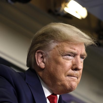 US President Donald Trump has been criticised for referring to the coronavirus as “the Chinese virus”. Photo: Bloomberg