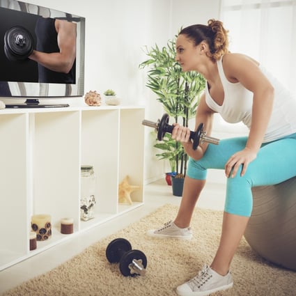 Keeping fit online is proving an important way for gyms to keep their members exercising during the coronavirus home quarantine. Photo: Shutterstock