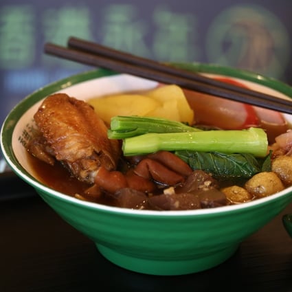 Wing Nin signature big bowl cart noodles at Wing Nin in Sha Tin. Photo: Jonathan Wong