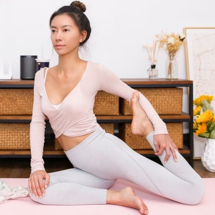 Shanghai-based fitness trainer Zoey Zhou developed her own fitness brand during the coronavirus lockdown period. It’s an example of how Chinese people embraced being confined at home positively. Photo: Courtesy of Zoey Zhou