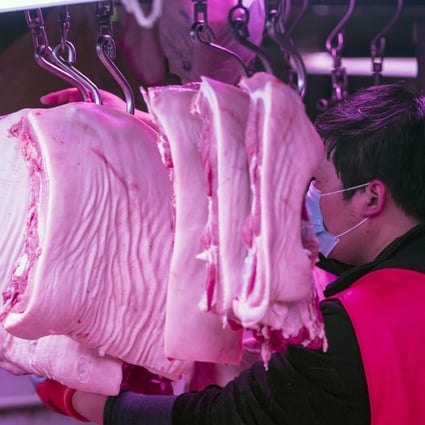 China’s pork industry has been severely dented by African swine fever disease in the past 18 months. Photo: Bloomberg