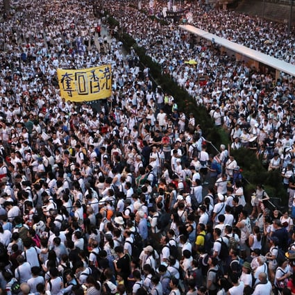 Hongkongers march from Causeway Bay to Admiralty in protest against the now-withdrawn extradition bill on June 9, 2019. Photo: Sam Tsang