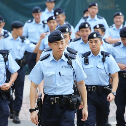 The Hong Kong Police Force not only missed recruitment targets by more than 40 per cent in the past year, they saw nearly 450 officers quit their jobs before retirement age. Photo: Dickson Lee