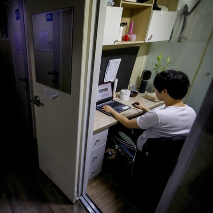 A student works on his laptop at home in Suwon, South Korea. Photo: Reuters