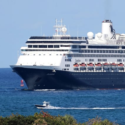 The Zaandam cruise ship was allowed to dock in Florida on April 2, 2020. Photo: ZUMA Wire/dpa