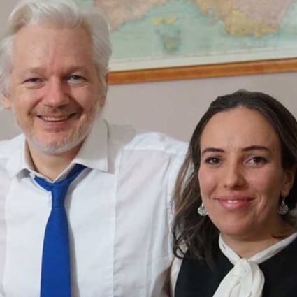 Julian Assange is reportedly the father of two boys – aged two and one – born to South African-born lawyer Stella Morris. Photo: WikiLeaks