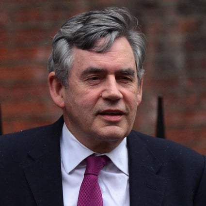 China and the US should put aside their differences and work together to defeat Covid-19, former British prime minister Gordon Brown says. Photo: AFP