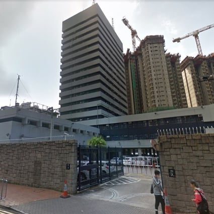 The suspect was arrested outside Kwai Chung Police Station. Photo: Google Map