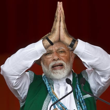 Indian Prime Minister Narendra Modi pictured during a rally in Arunachal Pradesh last month. Photo: AP