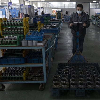 China’s economy shrank by 6.8 per cent in the first quarter of 2020. Photo: AP