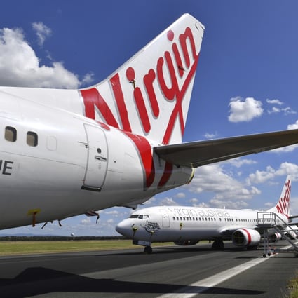 Virgin Australia had more than A$5 billion (US$3.2 billion) in debt as of the end of 2019. Photo: AP