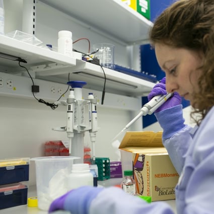 A researcher in a Strand Therapeutics laboratory. Government funding to lesser known biotech companies is crucial as many large drug companies have abandoned vaccine development, analysts said. Source: Handout