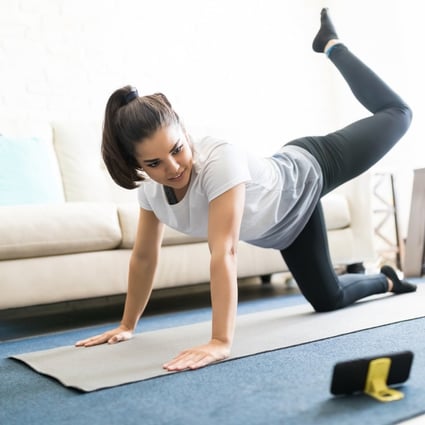 Finding someone or something motivating on YouTube or Instagram can improve your enjoyment of working out at home, according to a Norwegian study. Photo: Shutterstock