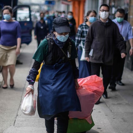 Business sector has come forward to help Hong Kong’s underprivileged people amid the coronavirus pandemic. Photo: AFP