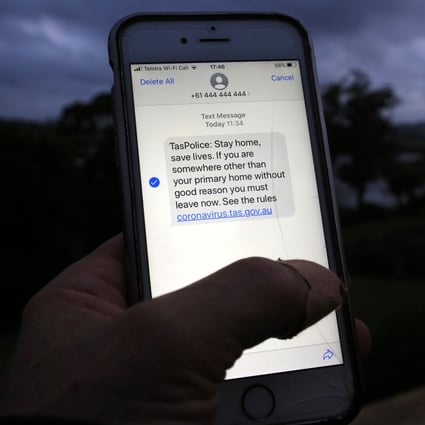 Chinese agents attempted to cause confusion in the US by spreading fake text messages in the early days of the coronavirus pandemic, according to a report in The New York Times. Photo: EPA-EFE