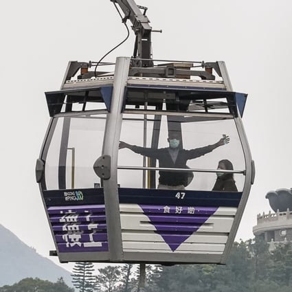 Hong Kong S Cable Car On Lantau Island Received 20 6 Per Cent Fewer Visitors In 2019 As Protests Hammered Tourism Sector South China Morning Post