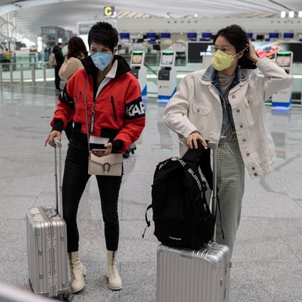 Travellers at Daxing International Airport in Beijing on January 21. The country’s tourism sector was put on standstill at the end of January due to the coronavirus pandemic, with thousands of travel companies since going out of business. Photo: AFP
