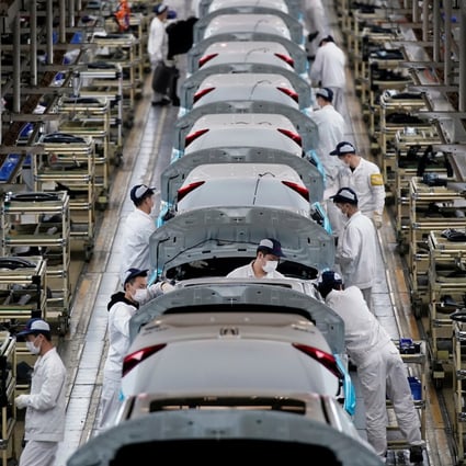 China’s industrial profits fell by 36.7 per cent in the first quarter of 2020. Photo: Xinhua