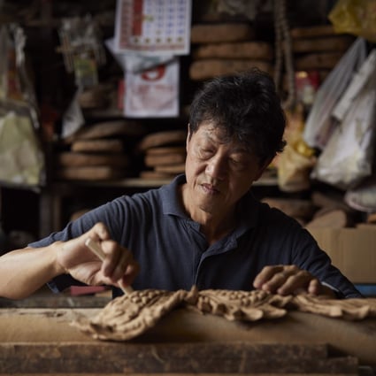 Albert Tay’s business of making giant joss sticks by hand is a vanishing trade. Photo: Sean Lee for Tay Guan Heng