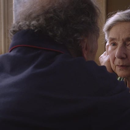 Emmanuelle Riva and Jean-Louis Trintignant in a scene from Michael Haneke’s emotionally devastating 2012 film Amour, one of our pick of five movies best watched at home.