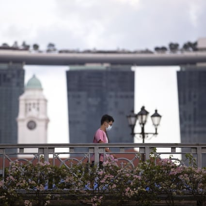 The Marina Bay Sands buildings in the Central Business District of Singapore. Photo: EPA