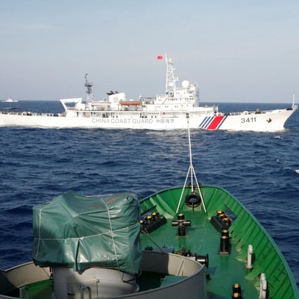 Chinese coastguard vessels are becoming increasingly involved in South China Sea disputes. Photo: Reuters